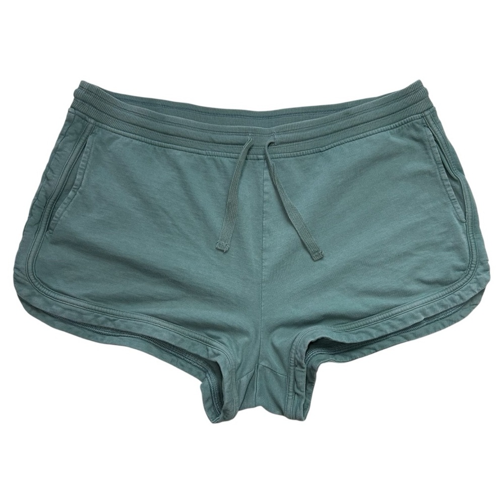 aerie | Cotton Terry Fleece Sweatshorts - green - size XL